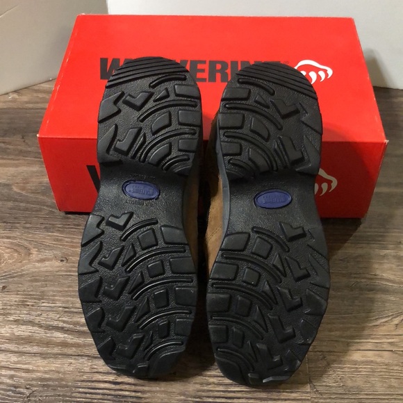 Men’s Retro “NIB” Wolverine Steel Toe Athletic Hiking Shoe Tan/Black Size 7.5M - Picture 5 of 6